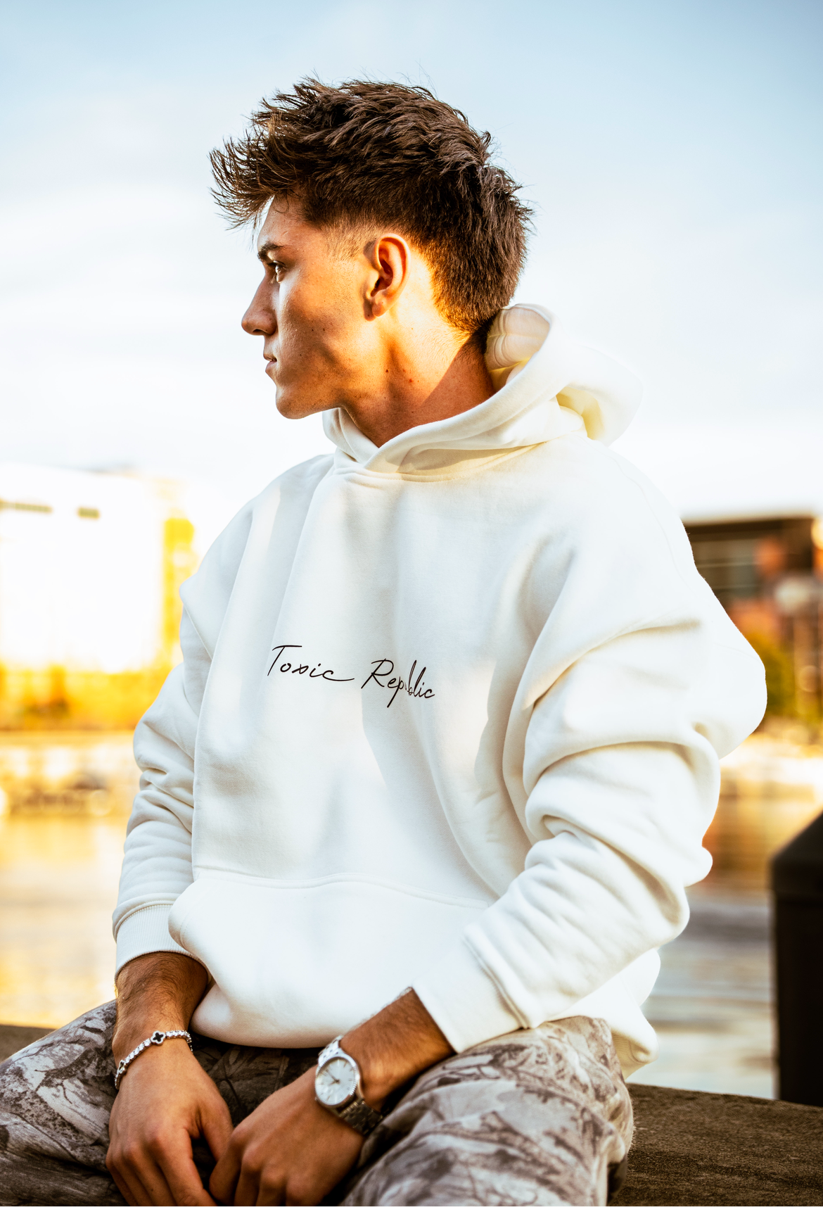 TR graphic hoodie