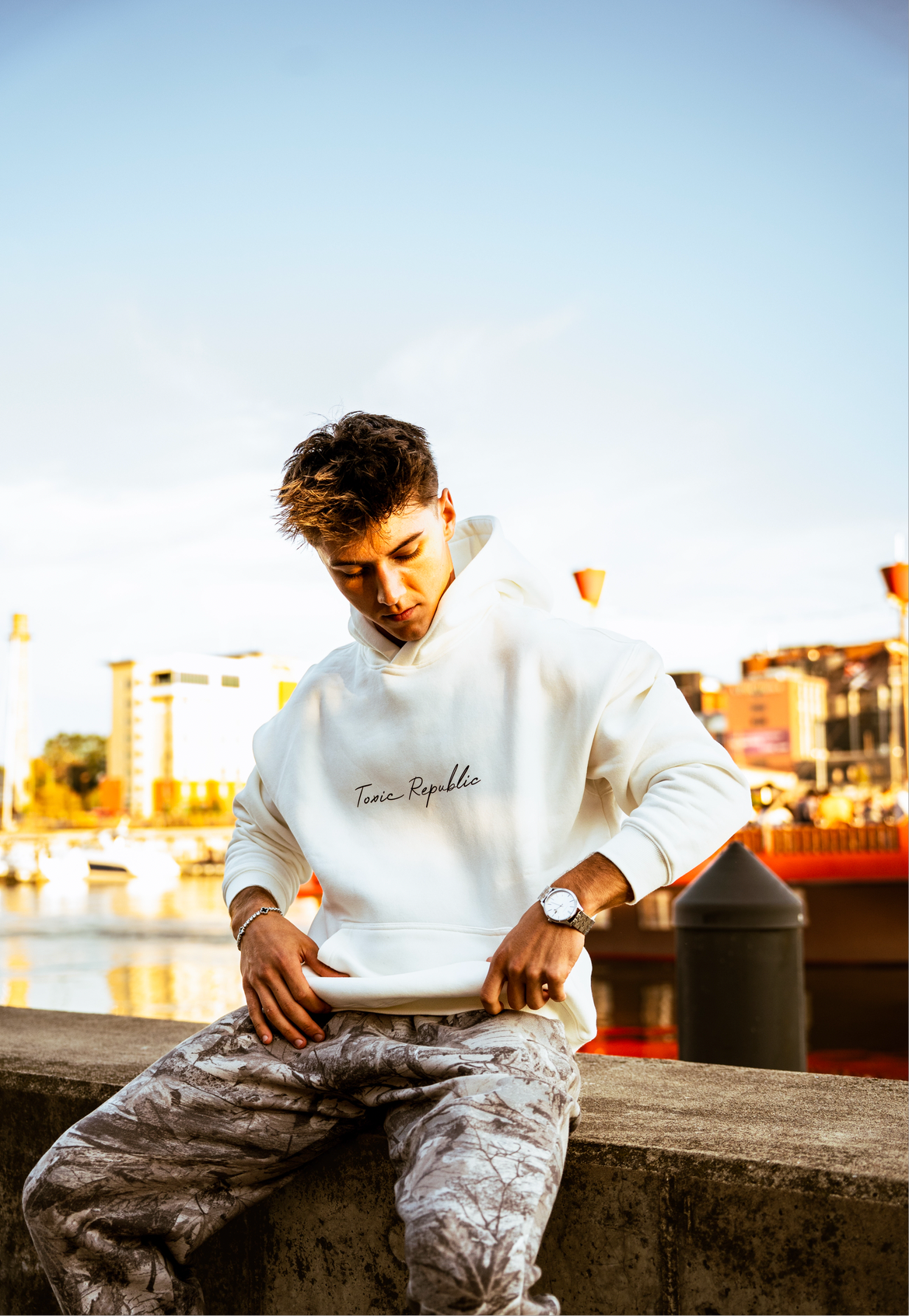 TR graphic hoodie