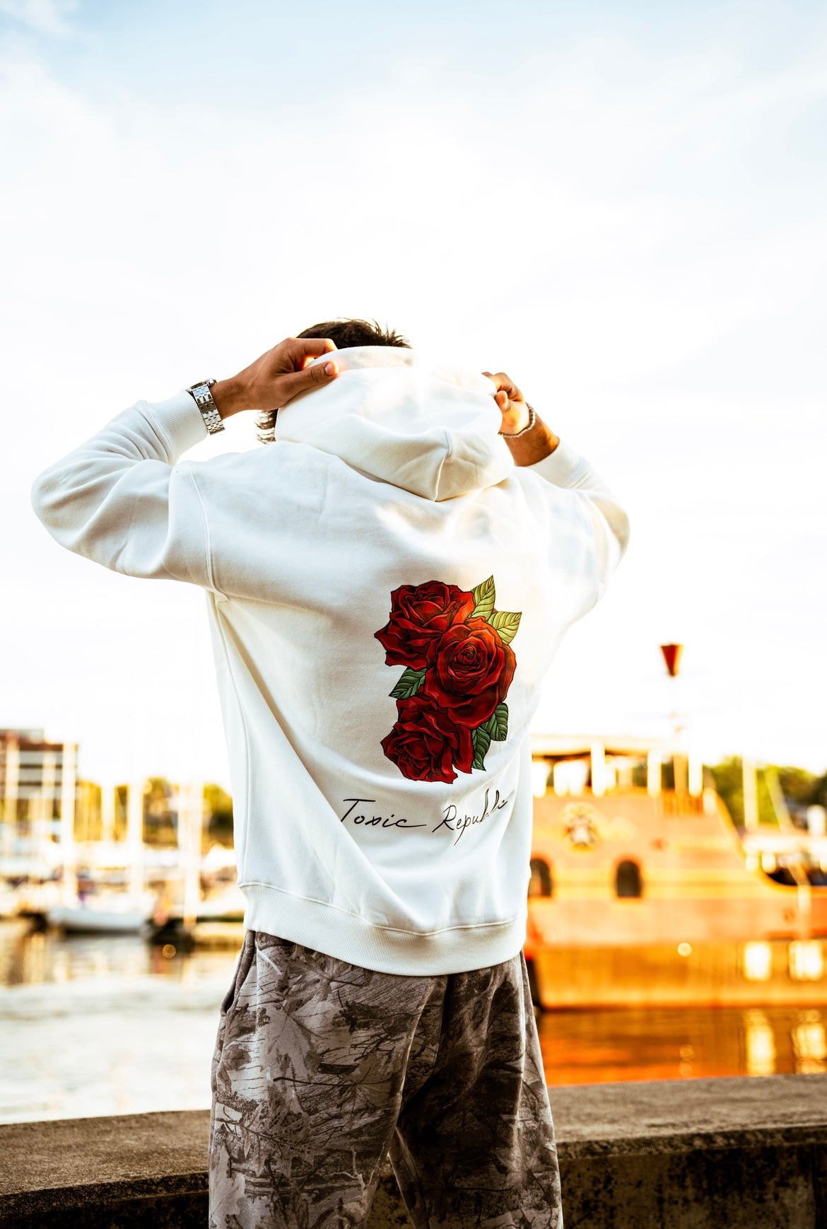 TR graphic hoodie